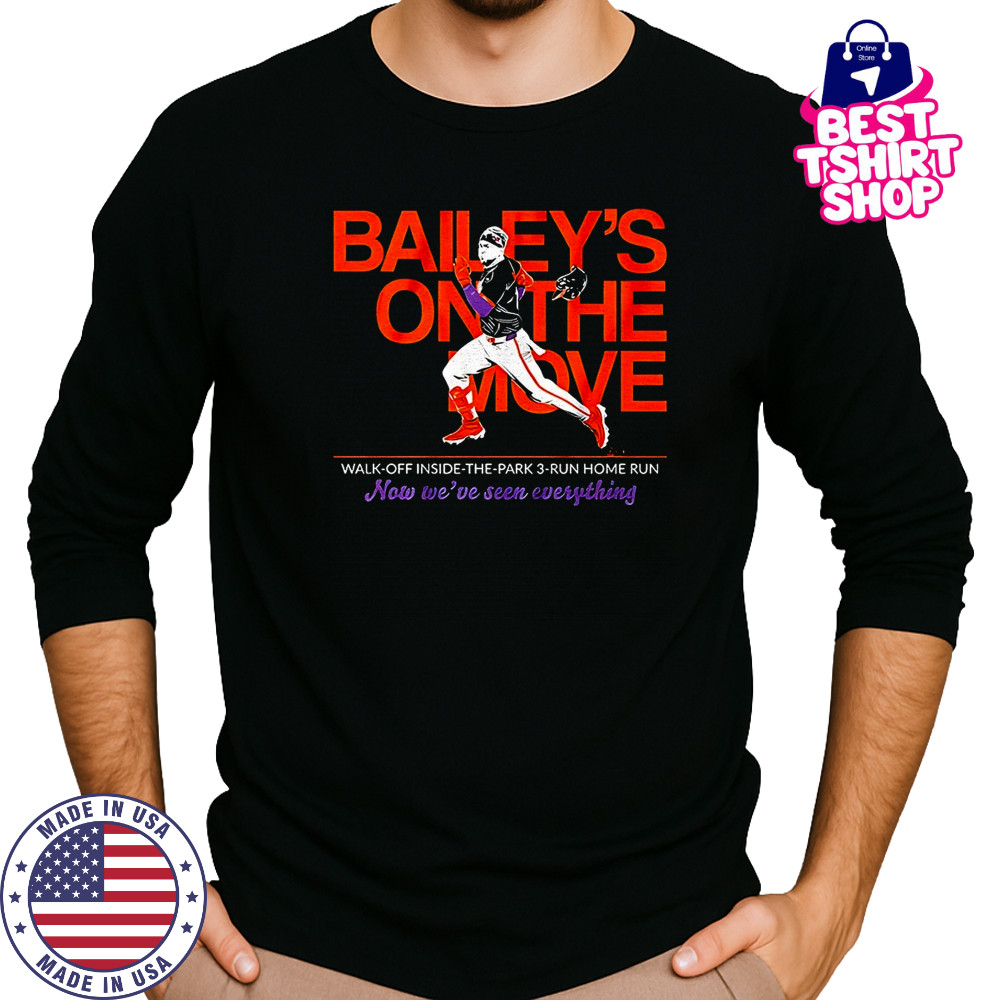 Patrick Bailey Inside the Park Walk Off SF Baseball Shirt Long Sleeved