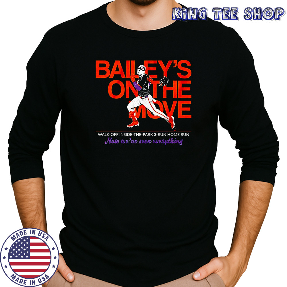 Patrick Bailey Inside the Park Walk Off SF Baseball Shirt Long Sleeved