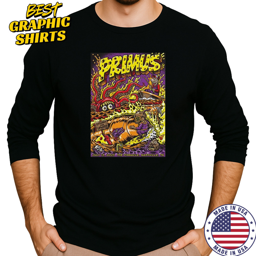 Primus July 13 2025 The Pinnacle Nashville TN Shirt Long Sleeved