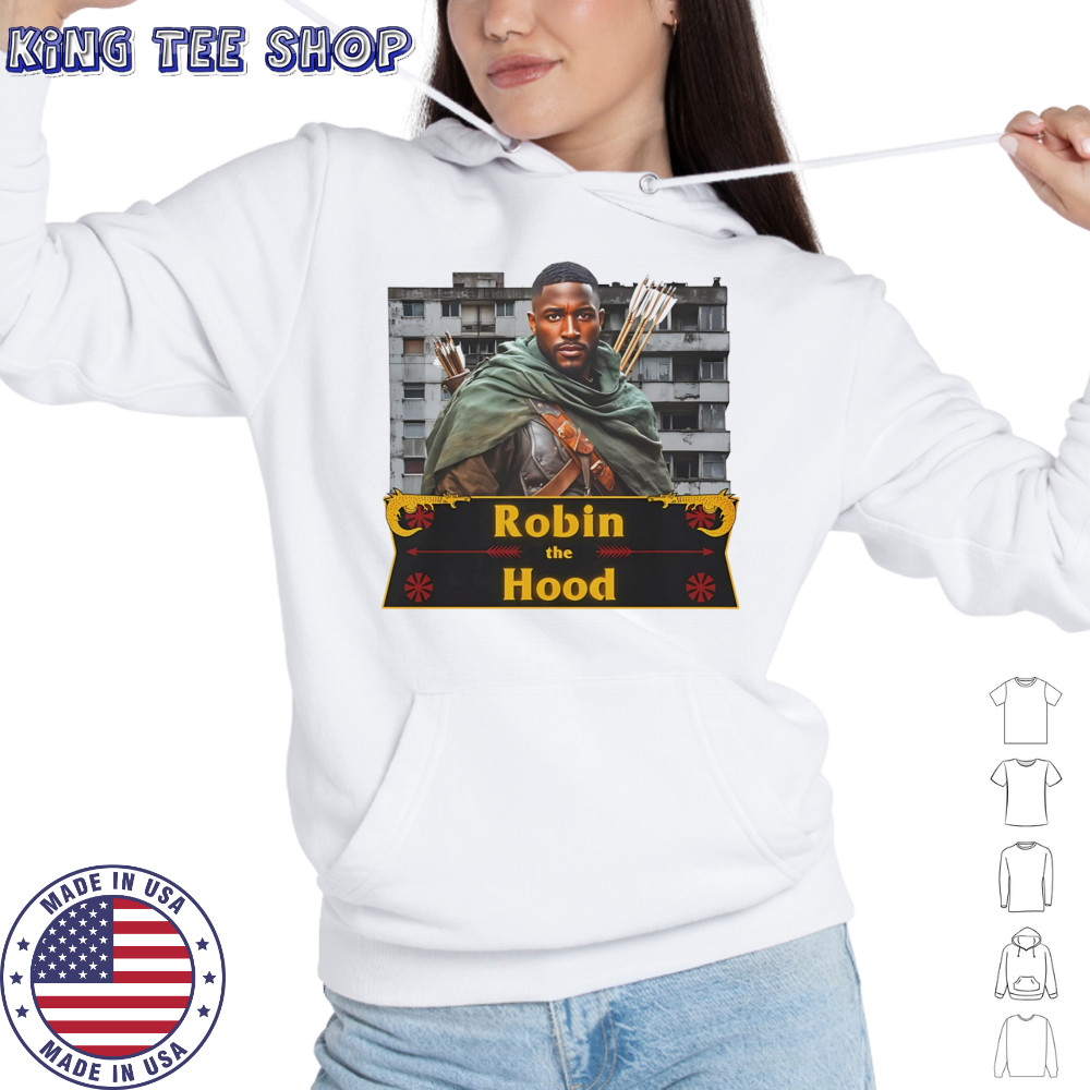 Robin the Hood black retro shirt Hoodie
