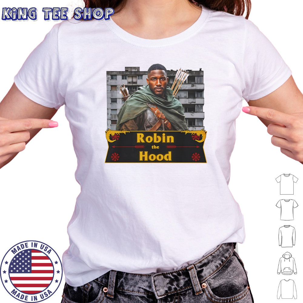 Robin the Hood black retro shirt Women's T-shirt
