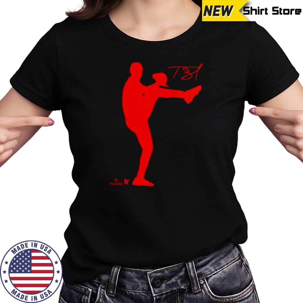 Tarik Skubal Silhouette Detroit Baseball Shirt Women's T-shirt