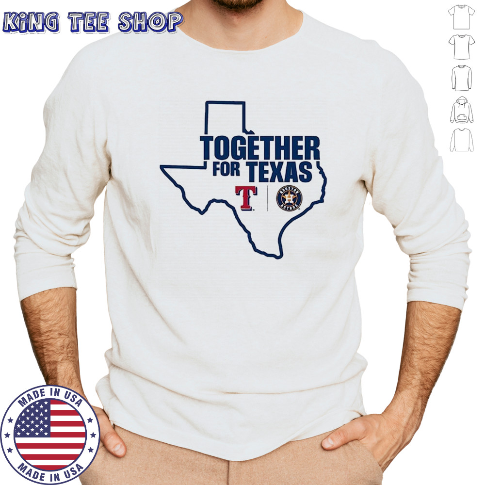 Texas Rangers vs Houston Astros together for Texas shirt Long Sleeved