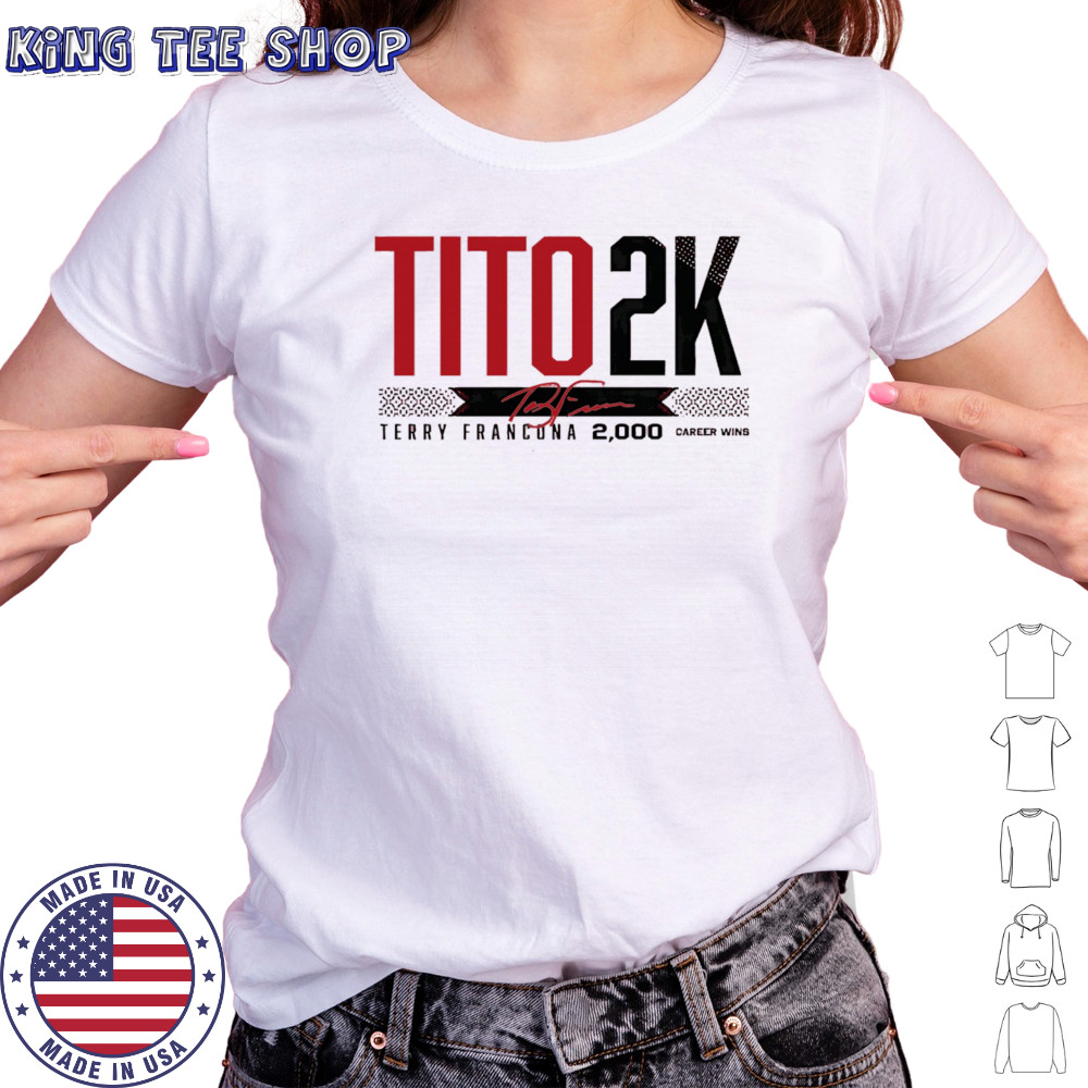 Tito 2k Terry Francona 2000 wins shirt Women's T-shirt