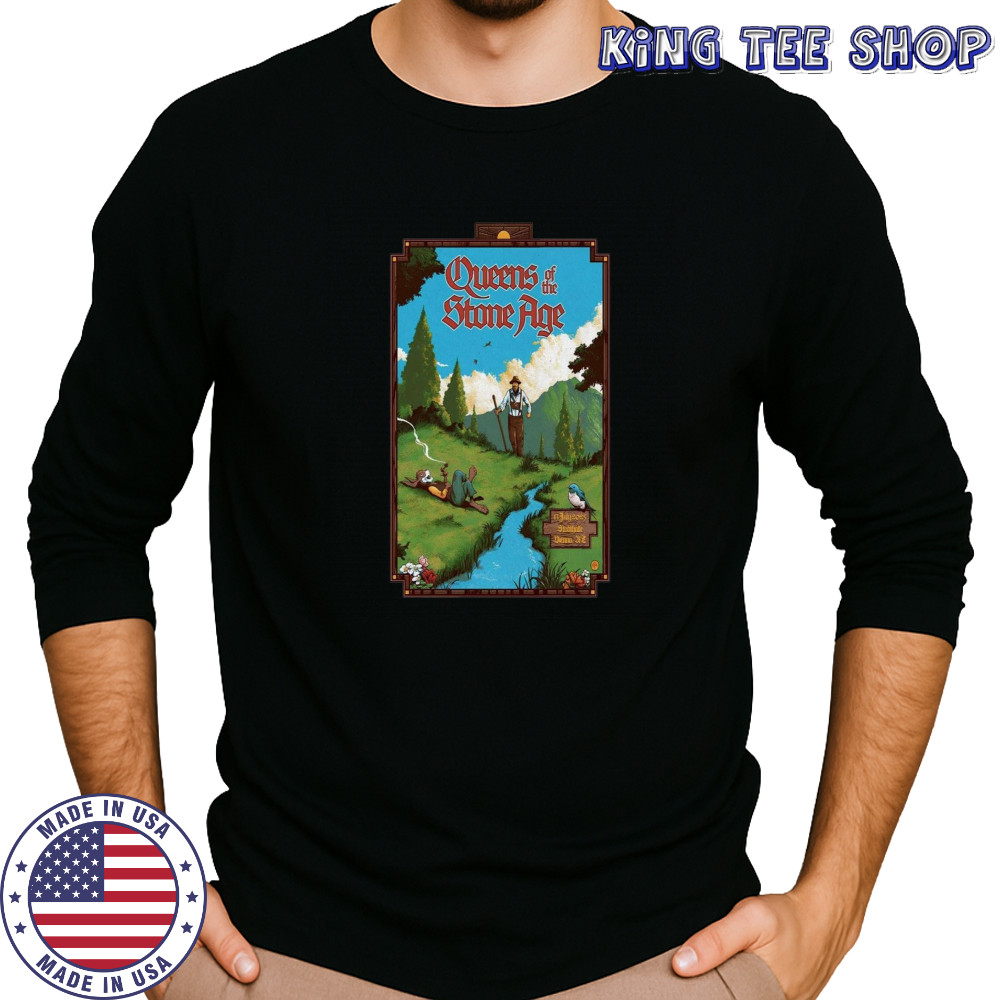 Tour 2025 Queens of the Stone Age Vienna, AT Poster T-Shirt Long Sleeved