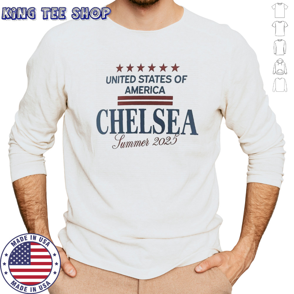 United States Of America Chelsea Club World Cup US Tour Graphic Shirt Long Sleeved