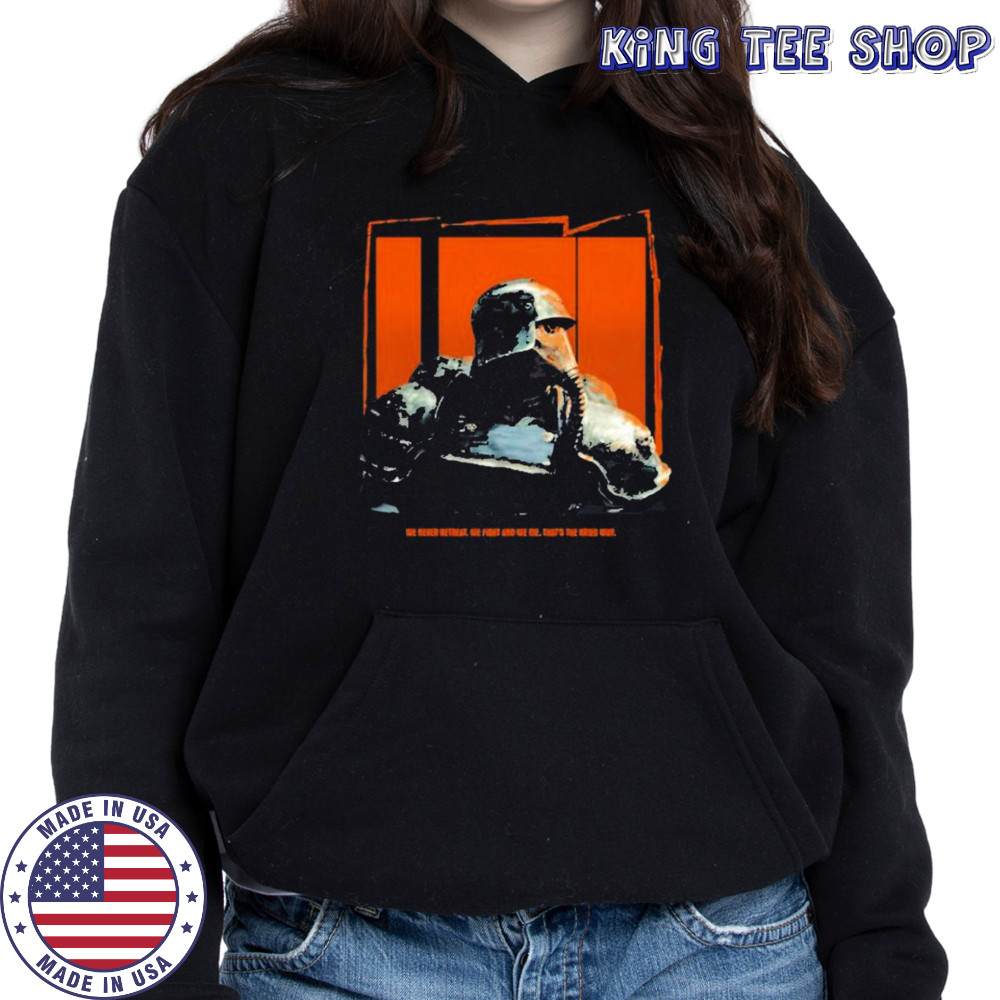 Warhammer We Never Retreat T-shirt Hoodie