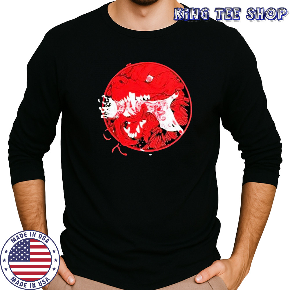 WolfSkullJack Hand That Feeds T-Shirt Long Sleeved
