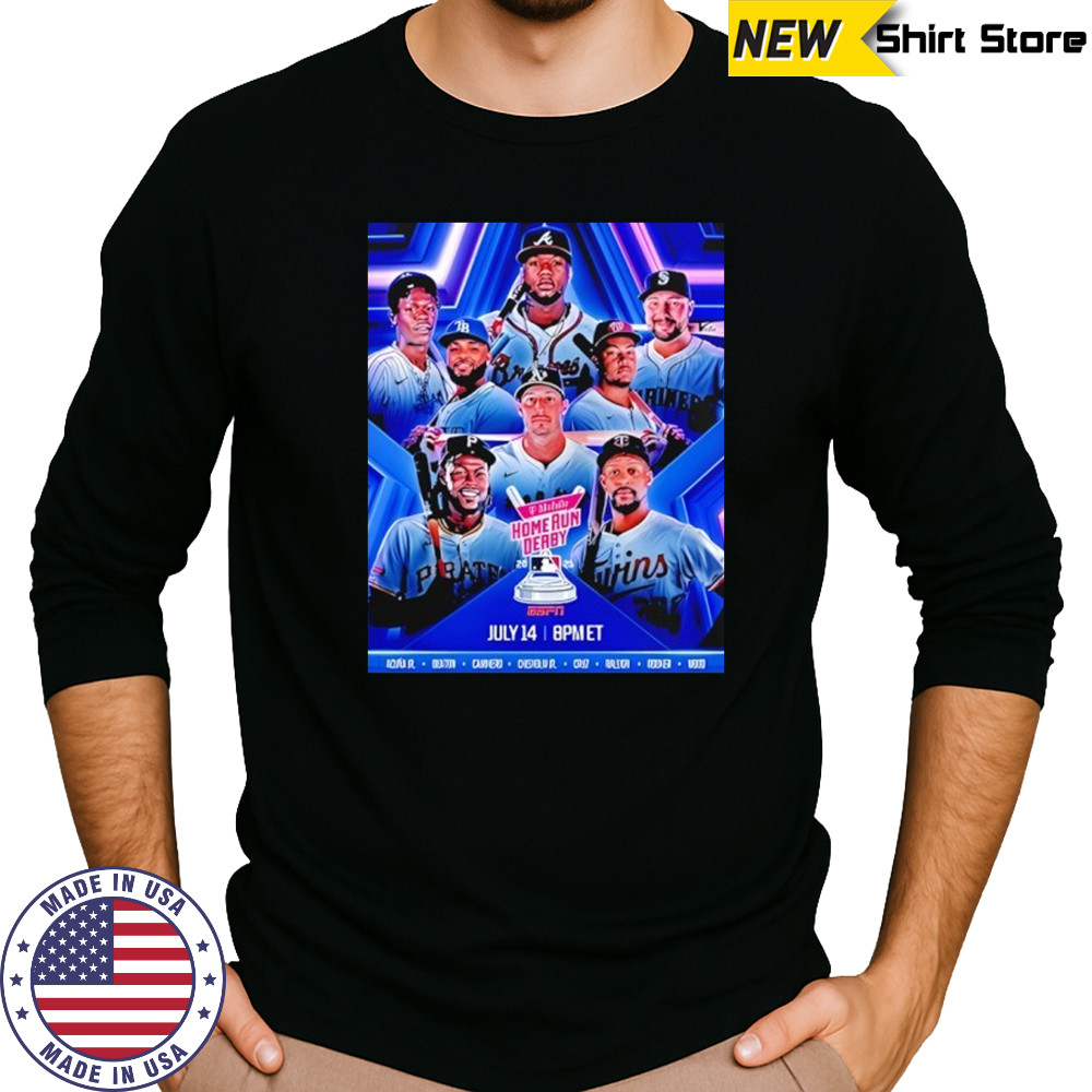 2025 Mlb Home Run Derby Players Shirt Long Sleeved