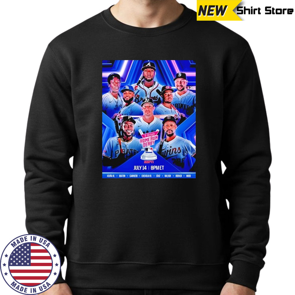 2025 Mlb Home Run Derby Players Shirt Sweatshirt