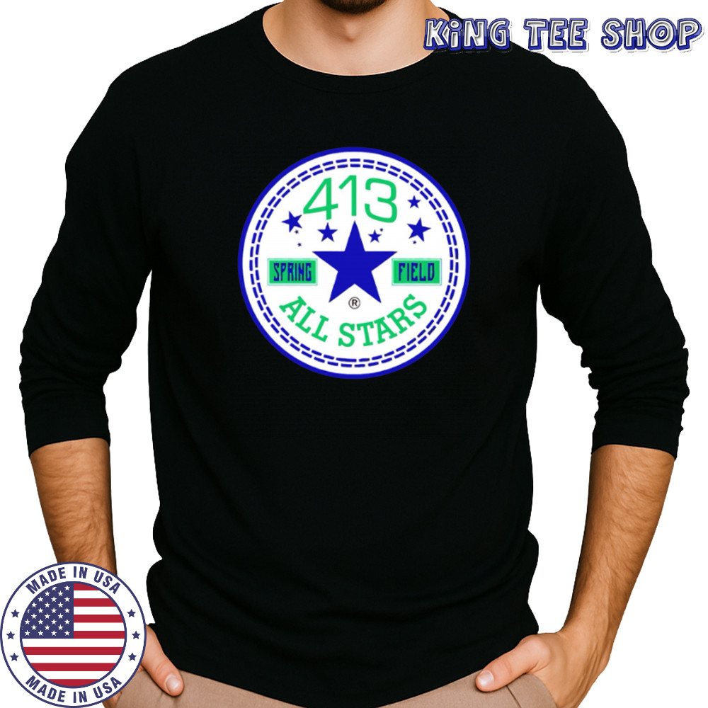 413 spring field all stars logo shirt Long Sleeved
