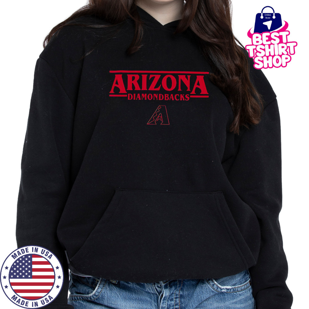 Arizona Diamondbacks X Stranger Things Logo T-Shirt Hoodie