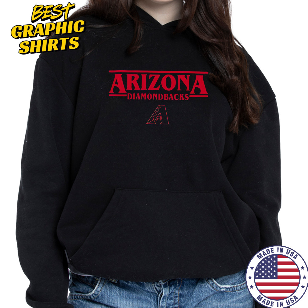 Arizona Diamondbacks X Stranger Things Logo T-Shirt Hoodie