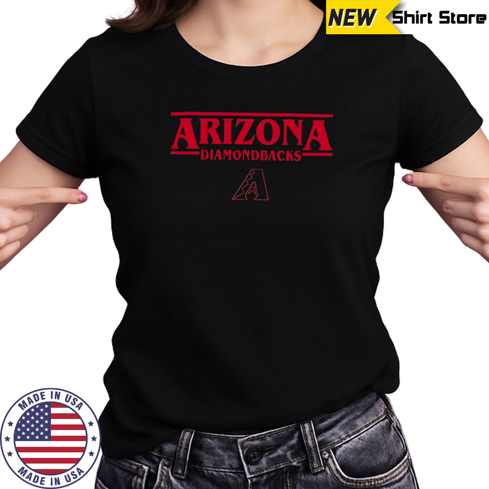 Arizona Diamondbacks X Stranger Things Logo T-Shirt Women's T-shirt