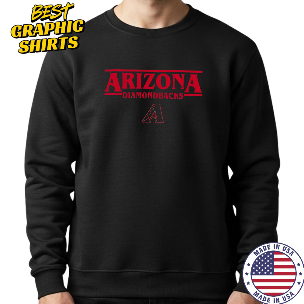 Arizona Diamondbacks X Stranger Things Logo T-Shirt Sweatshirt