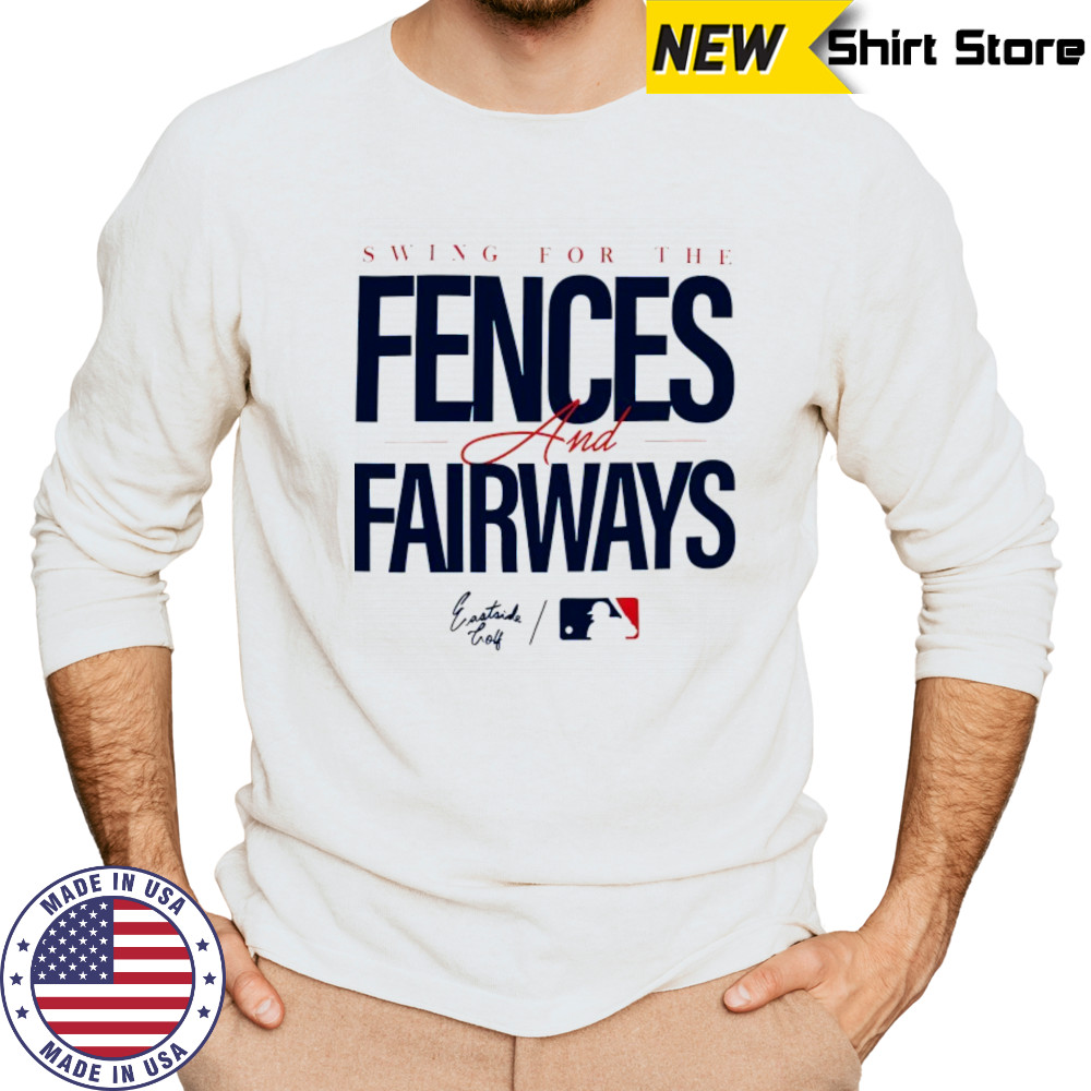 Atlanta Braves Eastside Golf 2025 MLB Swing for the Fences and Fairways shirt Long Sleeved