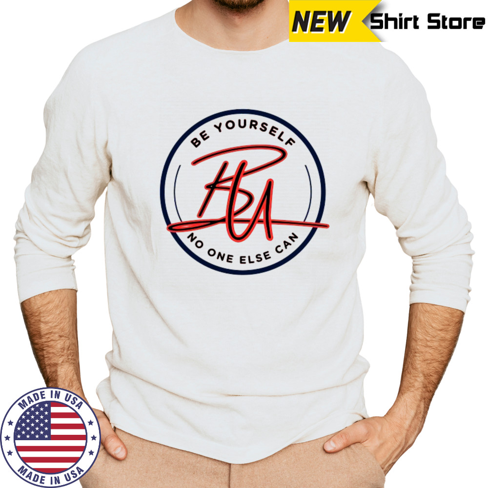Be Yourself no one else can logo shirt Long Sleeved