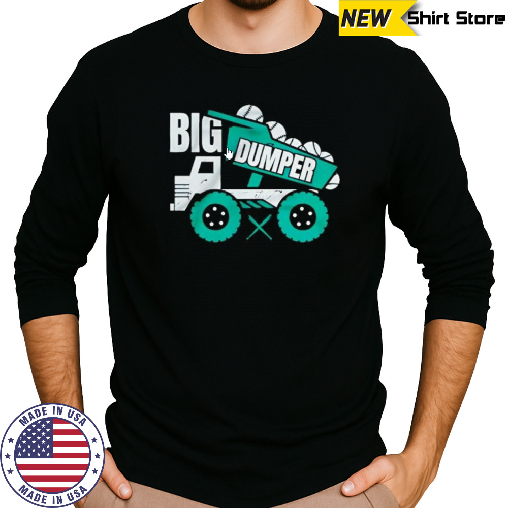 Big Dumper dump truck shirt Long Sleeved