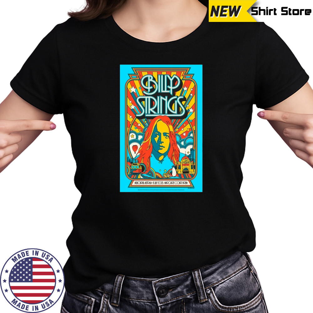 Billy Strings On July 15 2025 Margaret Court Arena Show Poster Shirt Women's T-shirt