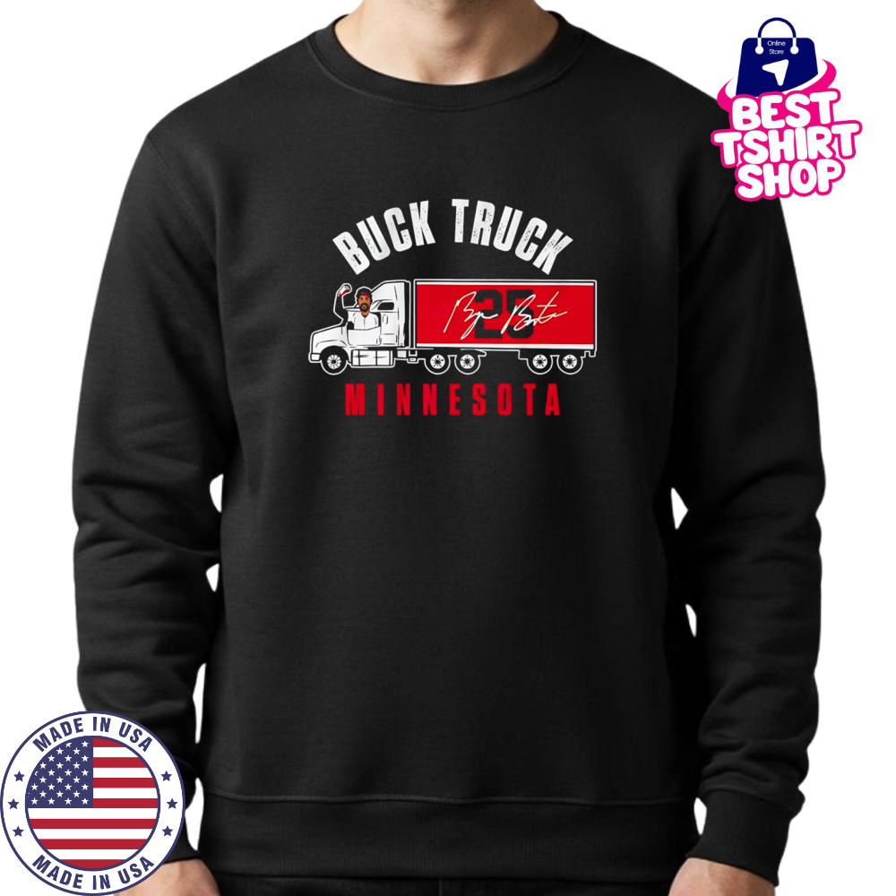 Byron Buxton Buck Truck Minnesota 25 signature shirt Sweatshirt