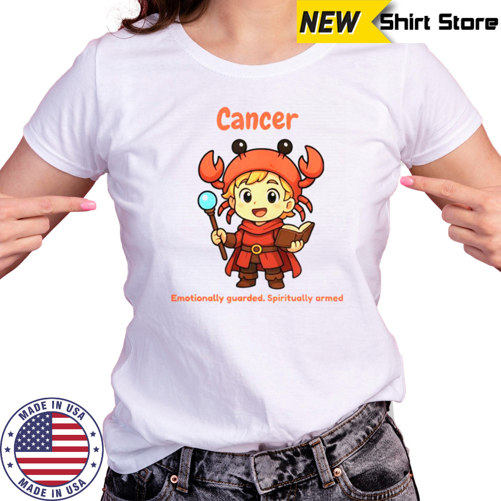 Cancer The Wizard Emotionally Guarded Spiritually Armed T-Shirt Women's T-shirt