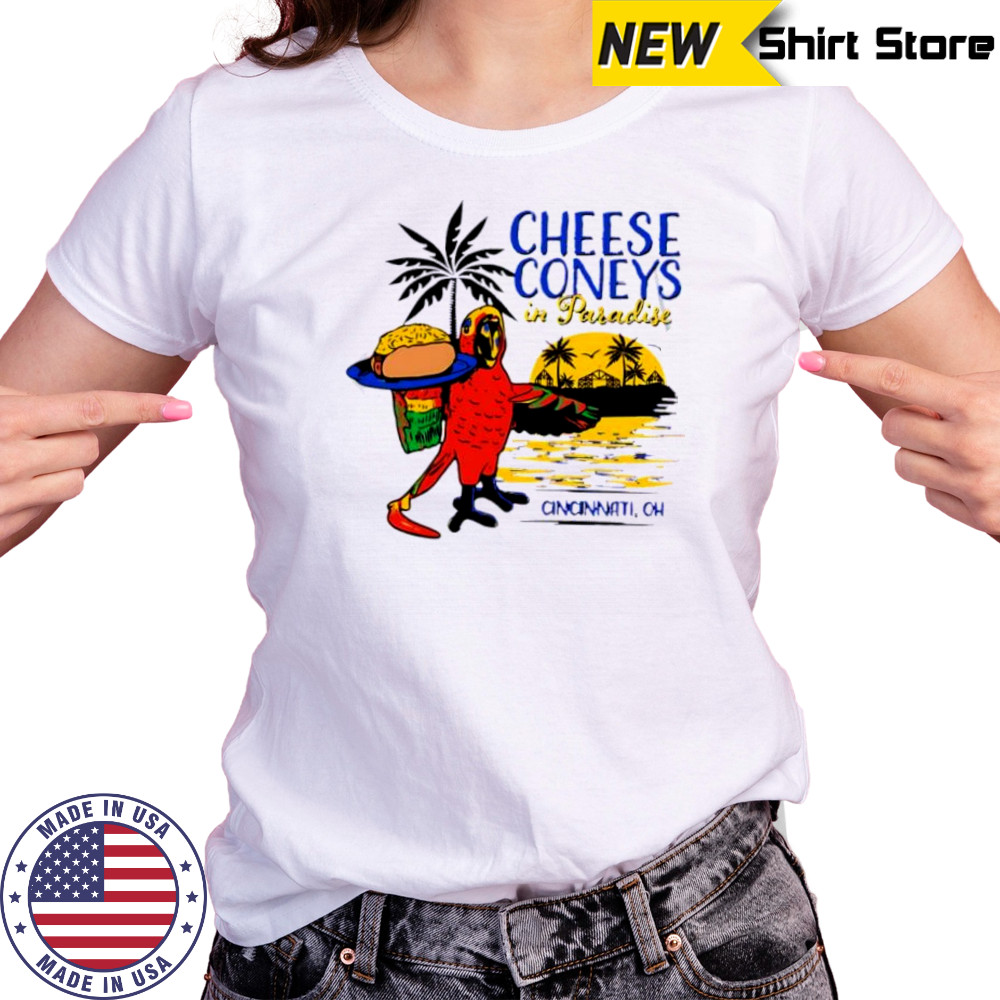 Cheese Coney In Paradise Cincinnati oh sunset shirt Women's T-shirt