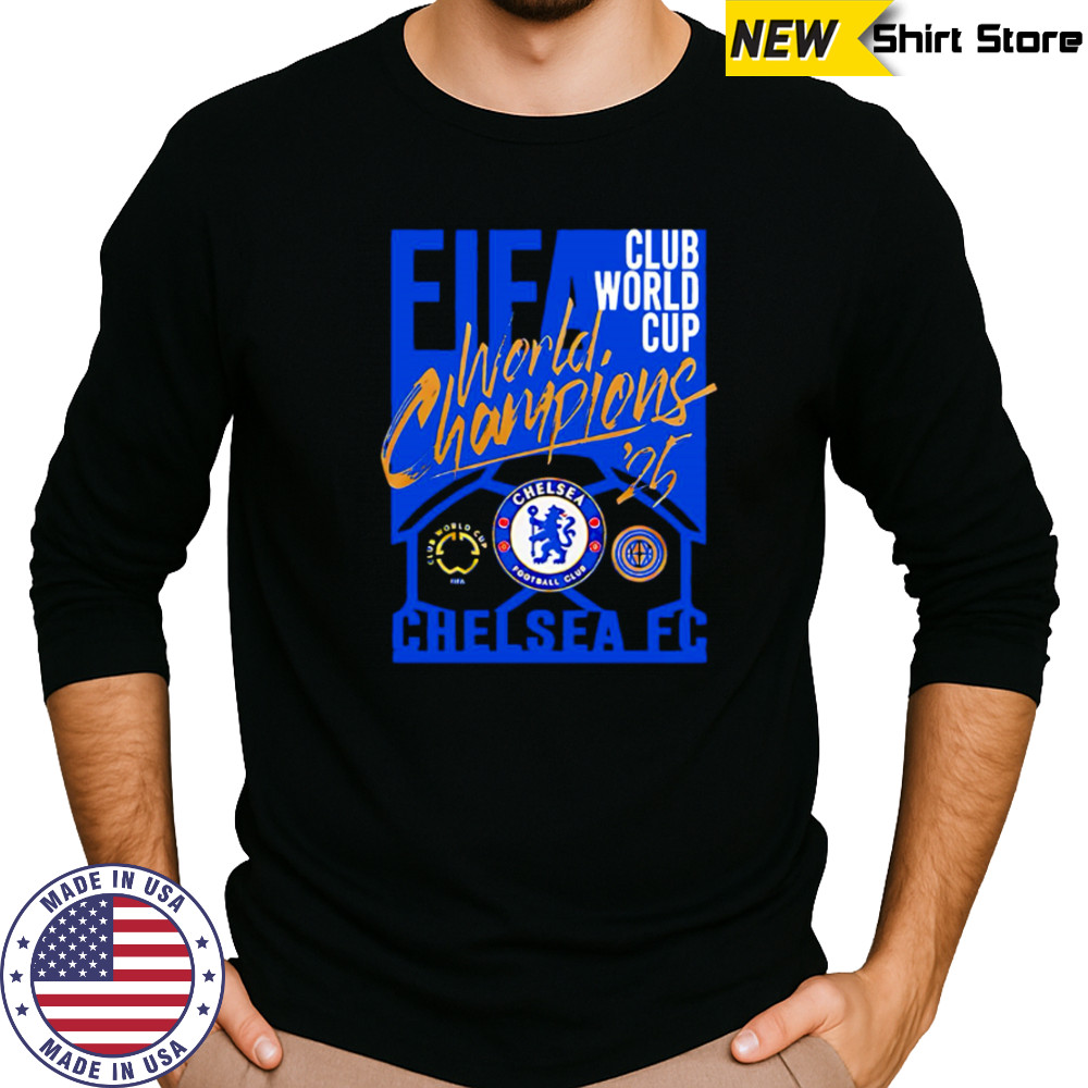 Chelsea FC 2025 FIFA Club World Cup Champions For Fans shirt Long Sleeved