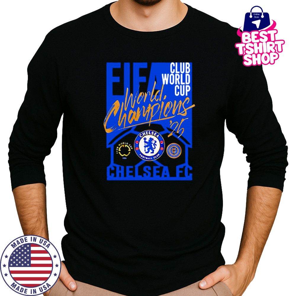 Chelsea FC 2025 FIFA Club World Cup Champions For Fans shirt Long Sleeved