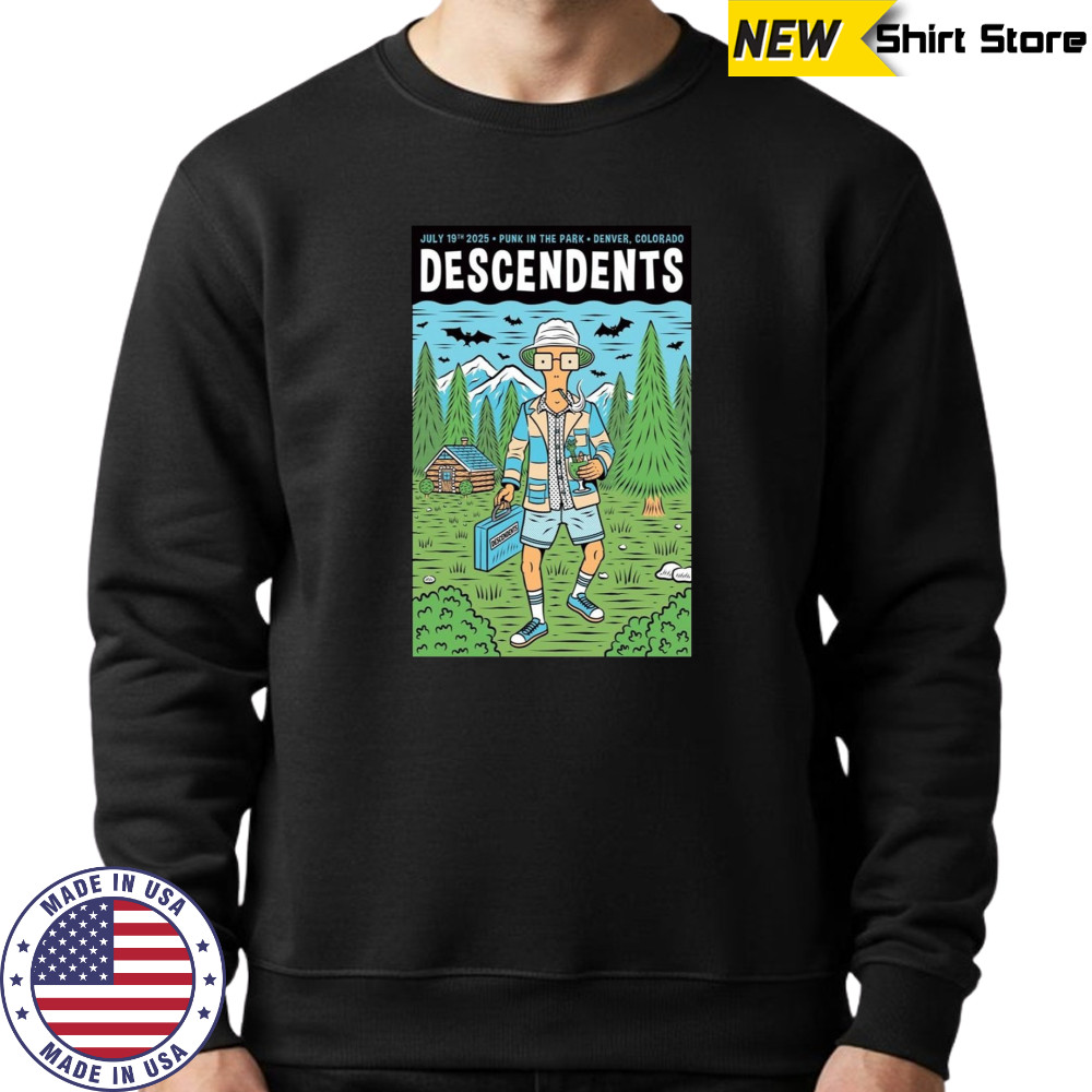 Descendents Punk In The Park July 19th 2025 Poster Shirt Sweatshirt