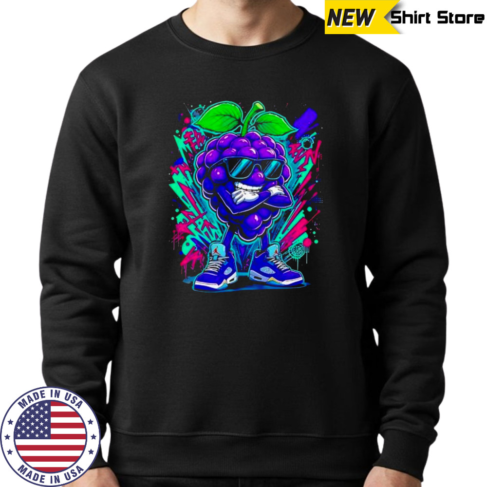 Fresh Grape Cartoon shirt Sweatshirt