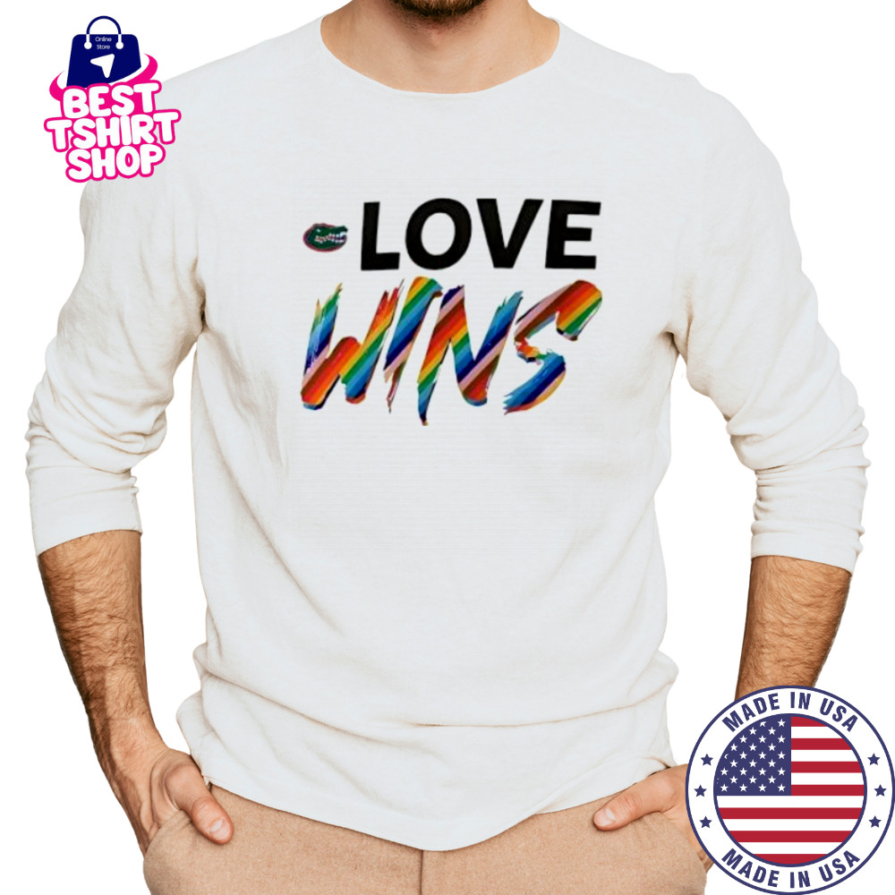 Gators Love Wins shirt Long Sleeved