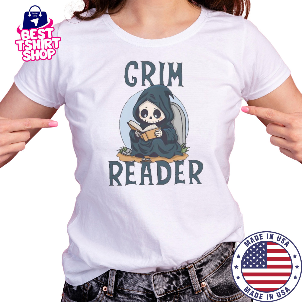 Grim Reader Reading Book T-Shirt Women's T-shirt