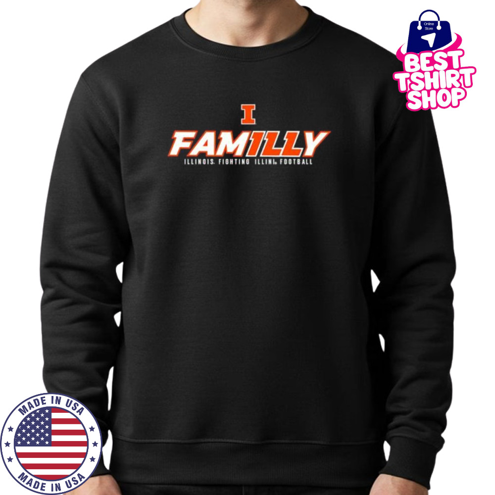 Illinois Football FamILLy shirt Sweatshirt