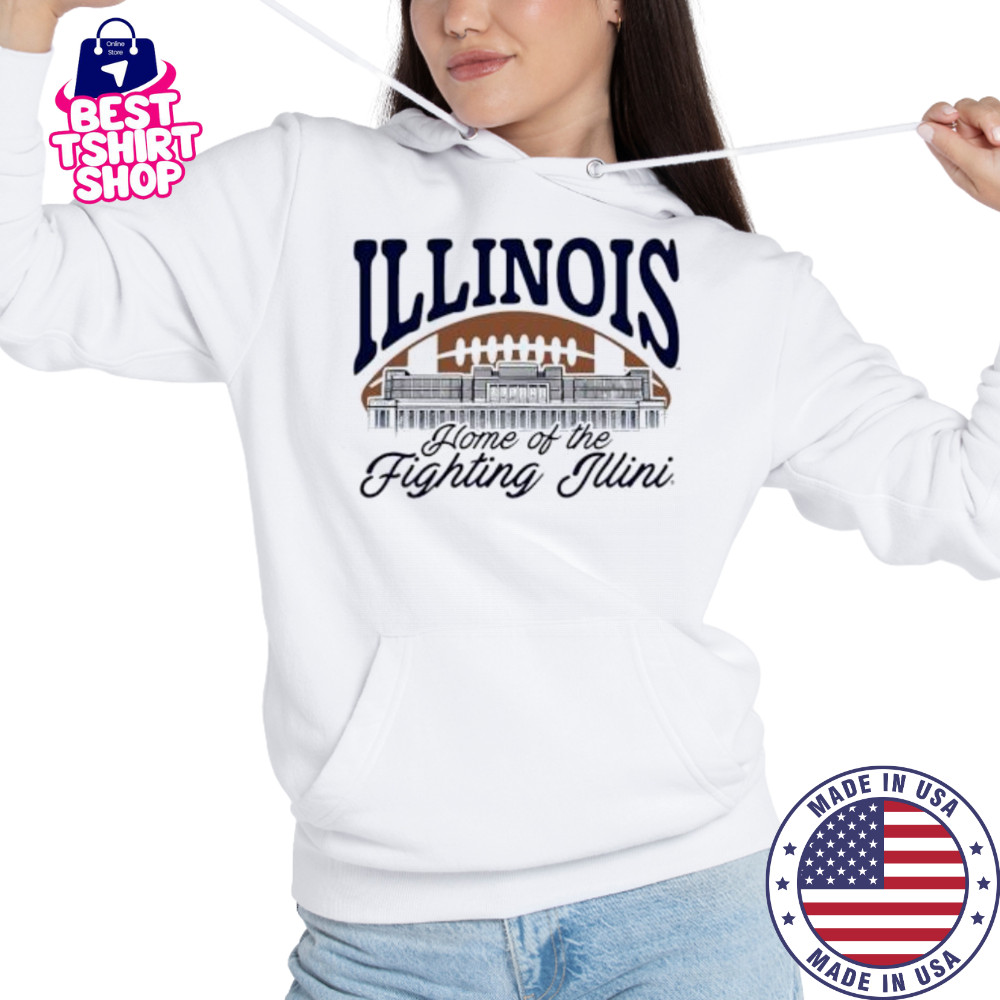 Illinois Football Memorial Stadium shirt Hoodie