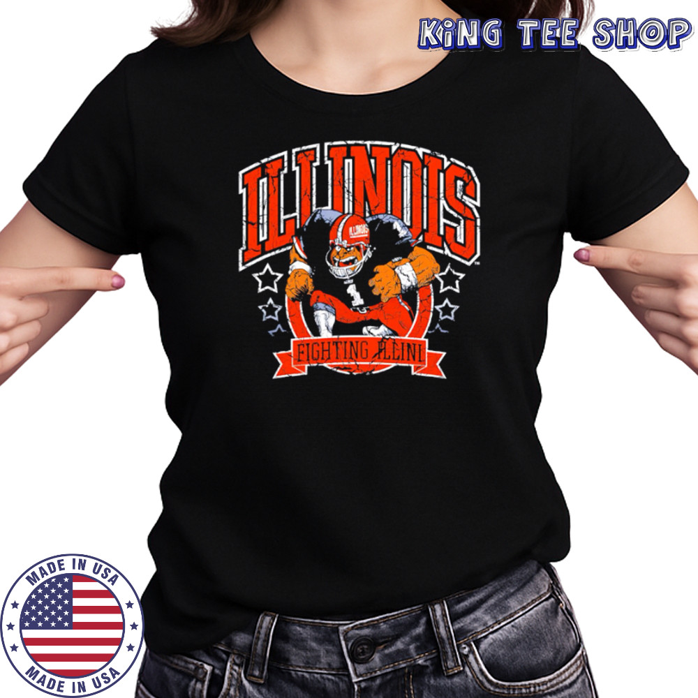 Illinois Football Vintage Distressed shirt Women's T-shirt