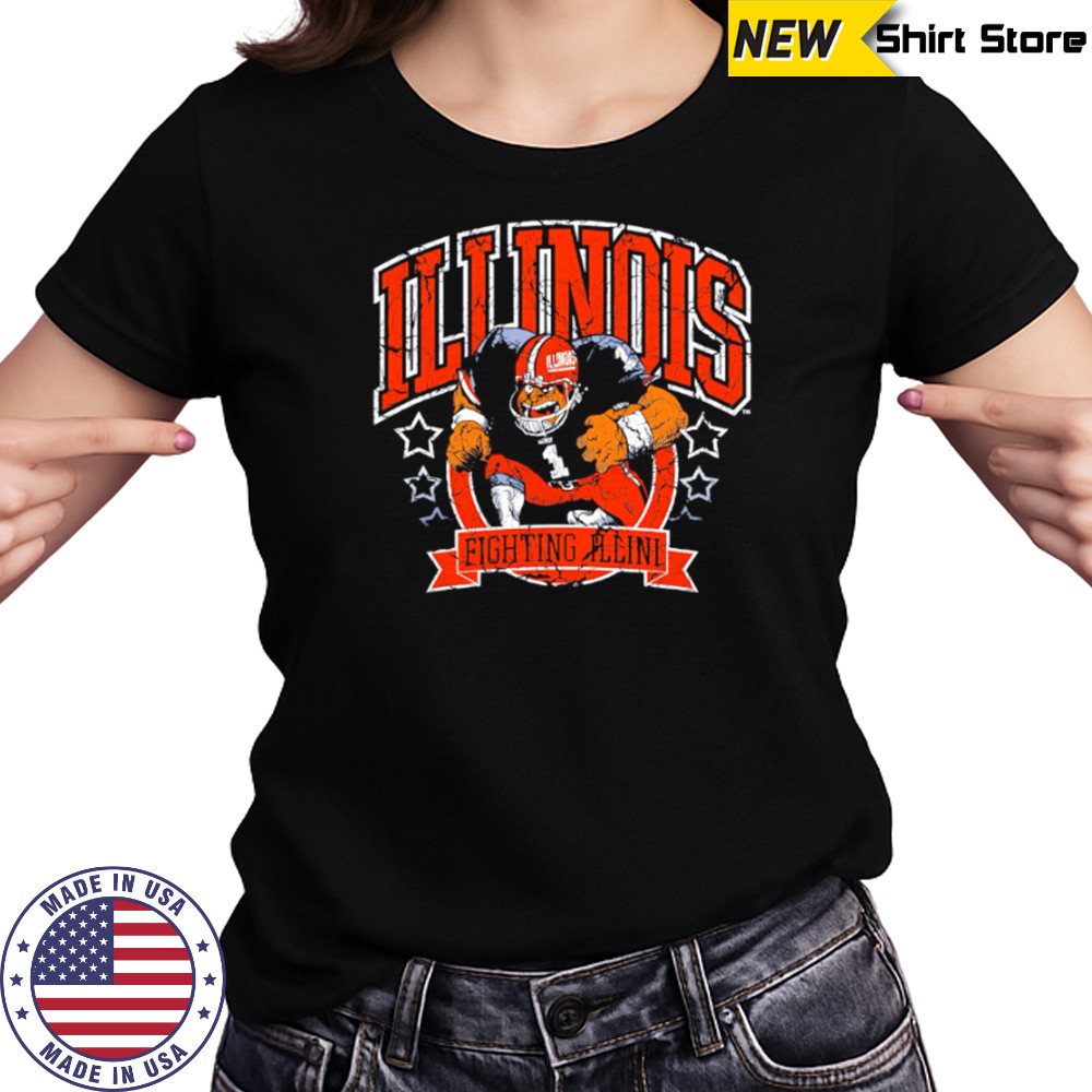 Illinois Football Vintage Distressed shirt Women's T-shirt