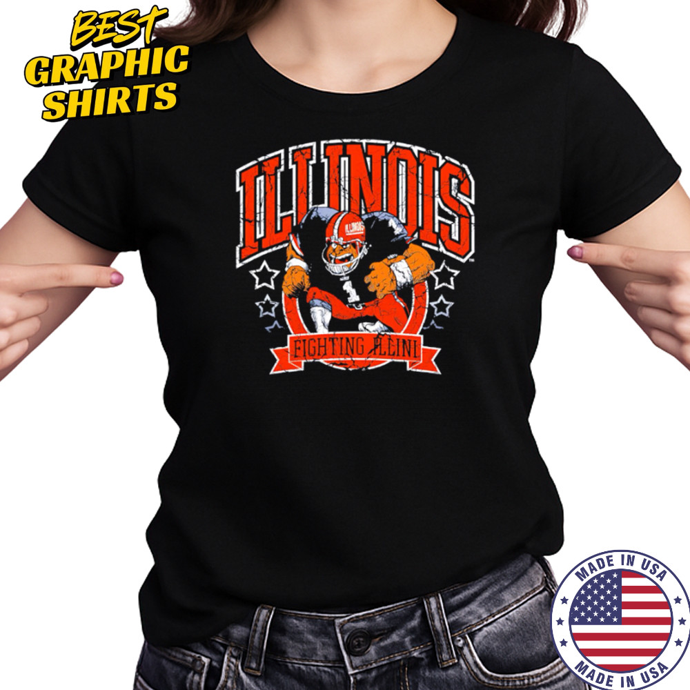 Illinois Football Vintage Distressed shirt Women's T-shirt
