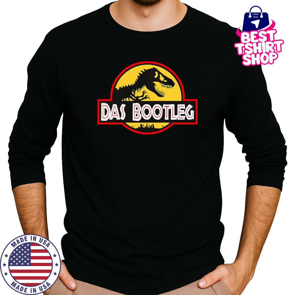 Jurassic Park Das Bootleg logo shirt Long Sleeved