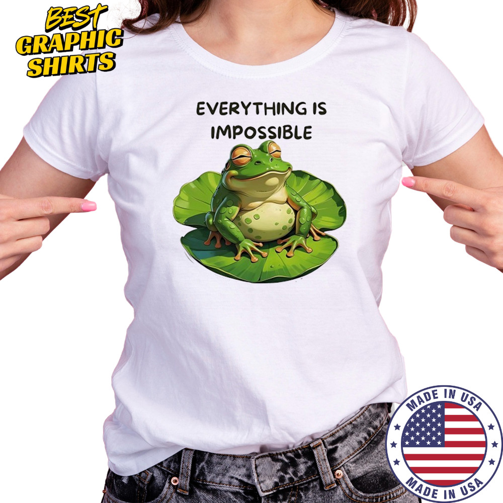 Lazy Frog everything is impossible shirt Women's T-shirt