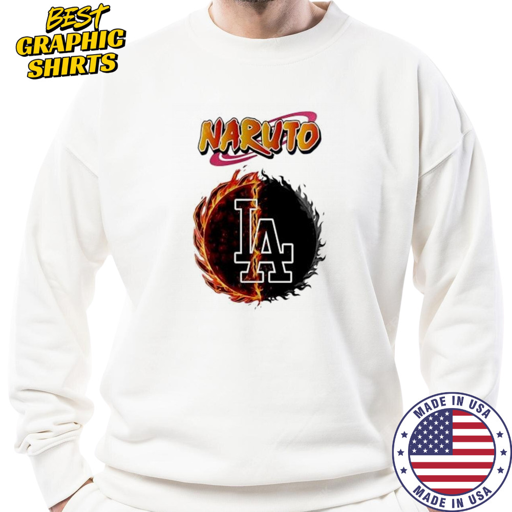 Los angeles Dodgers mlb collab naruto and sasuke 2025 baseball shirt Sweatshirt