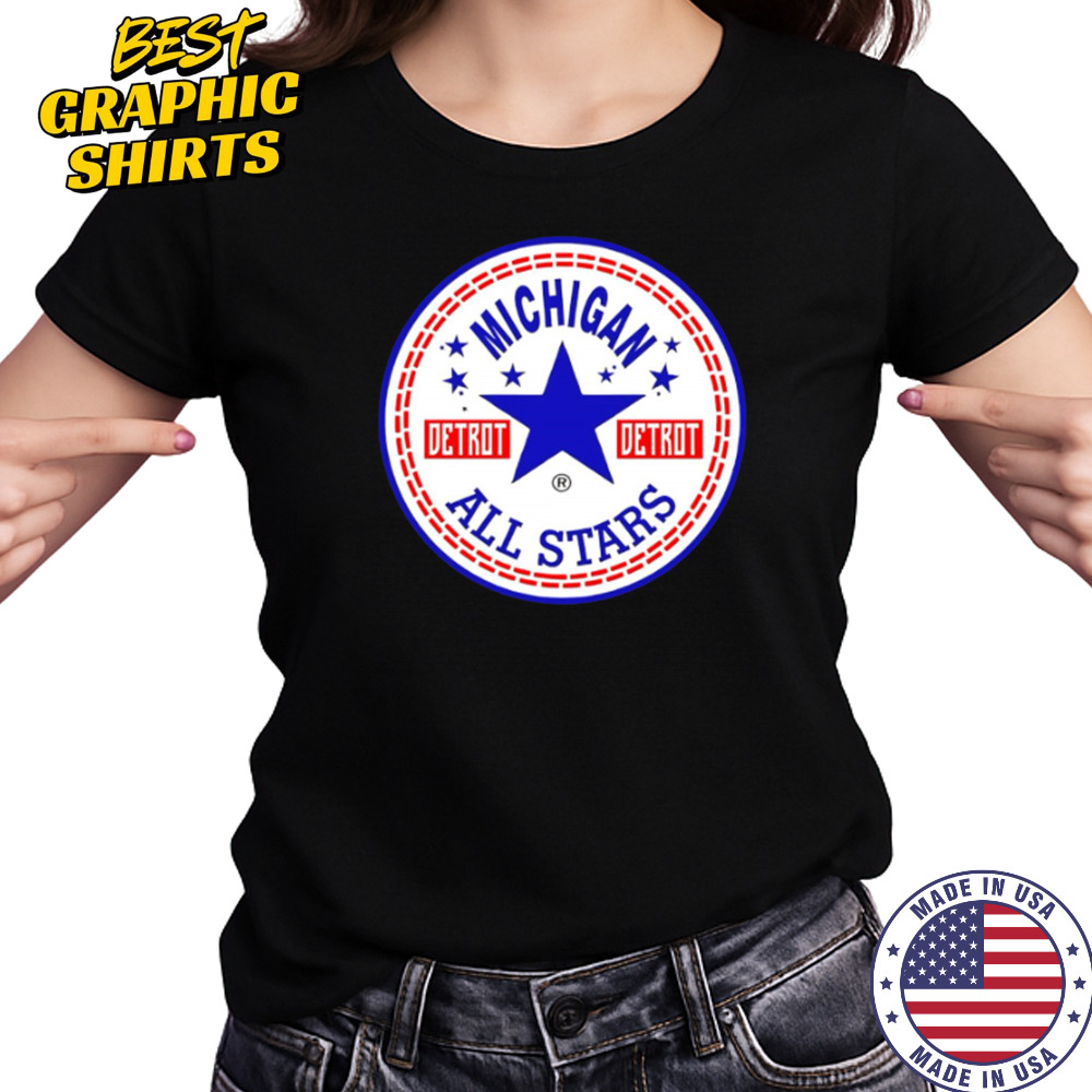 Michigan Detrot all stars logo shirt Women's T-shirt