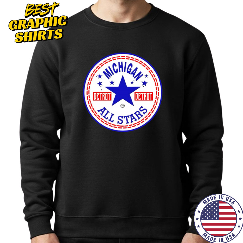 Michigan Detrot all stars logo shirt Sweatshirt
