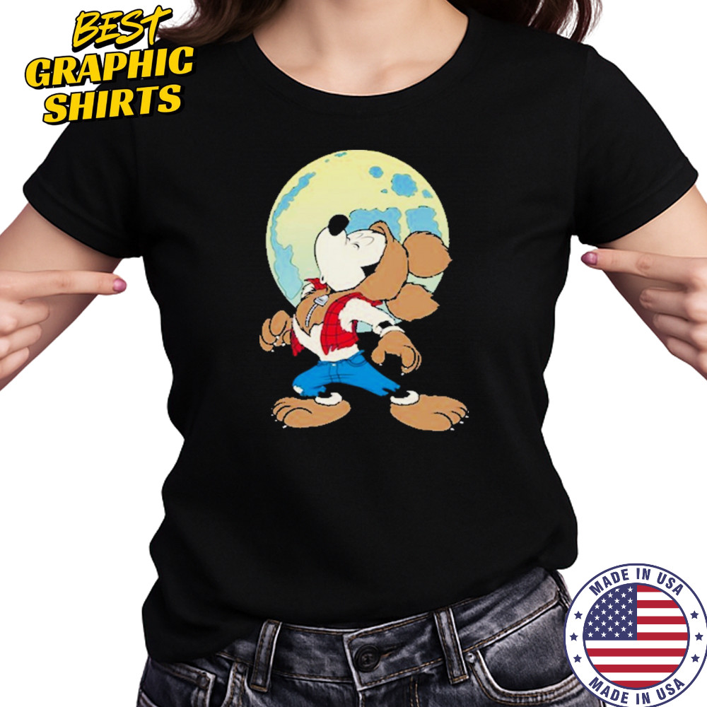 Mickey Mouse In Werewolf Halloween Shirt Women's T-shirt