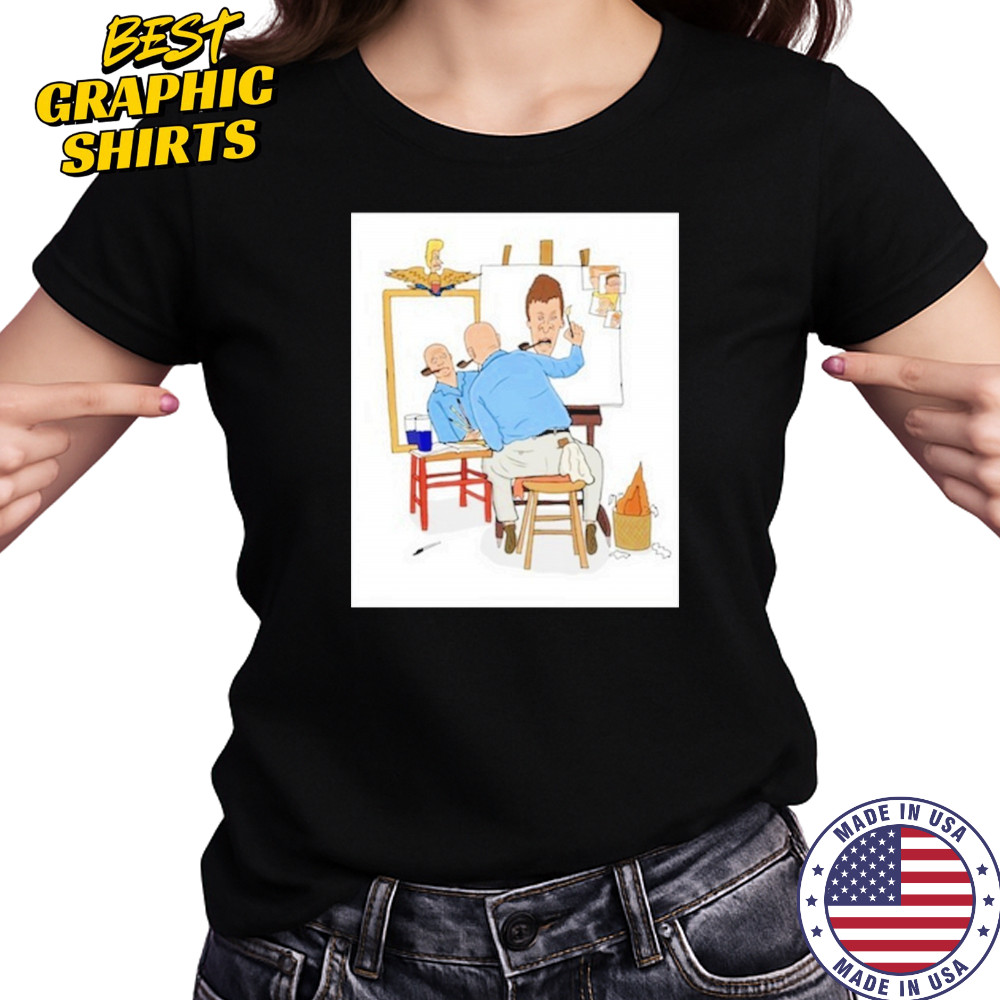 Mike Judge Painting Butthead Shirt Women's T-shirt