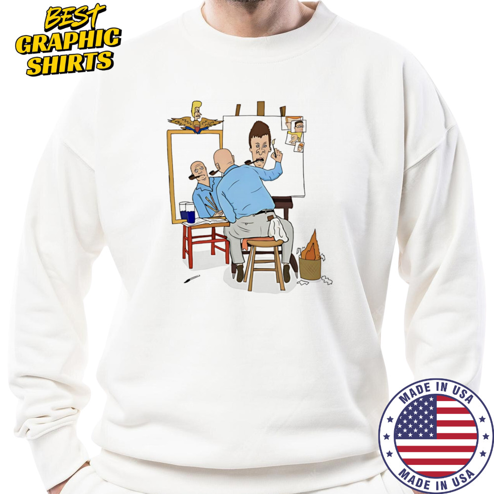 Mike Judge Painting Butthead shirt Sweatshirt