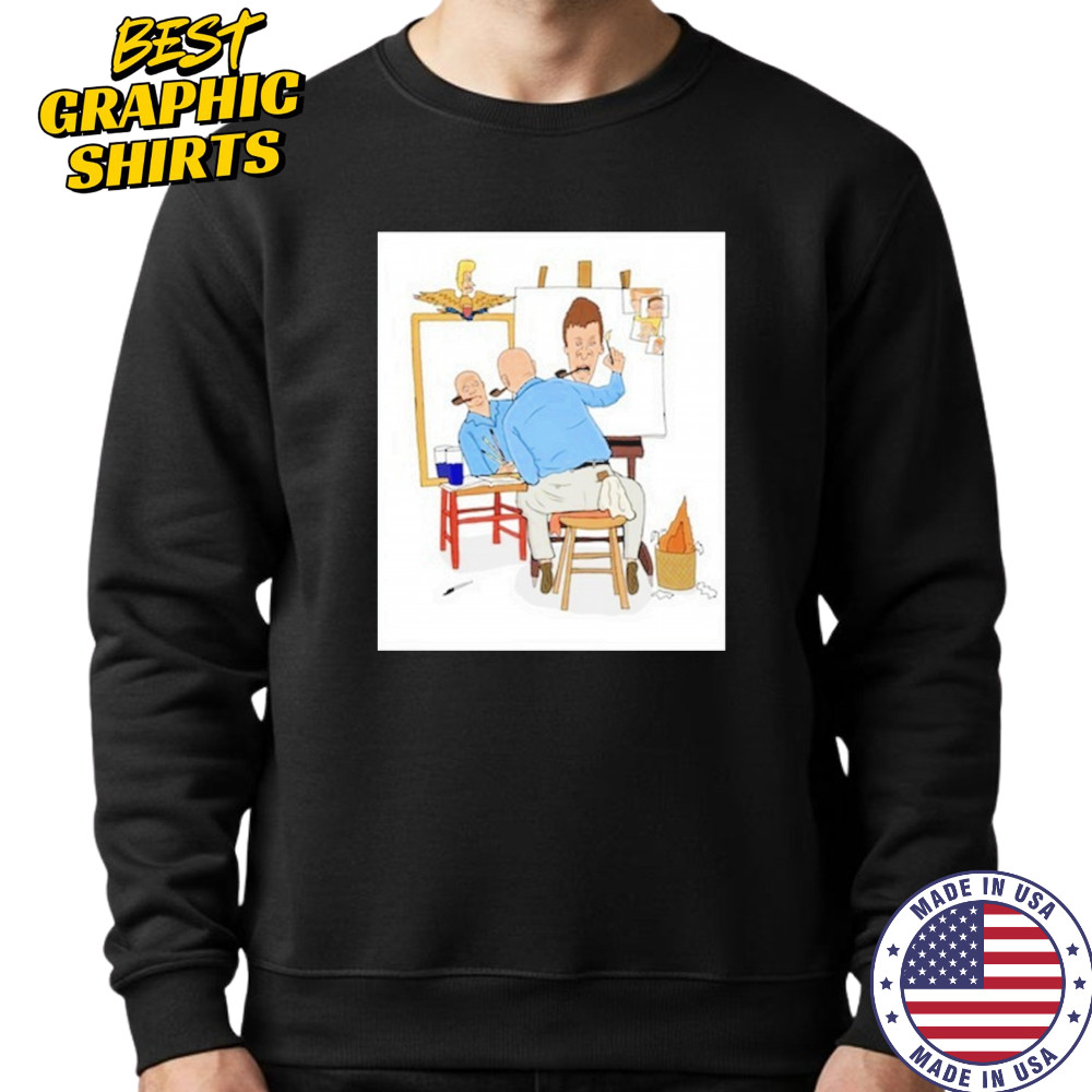 Mike Judge Painting Butthead Shirt Sweatshirt