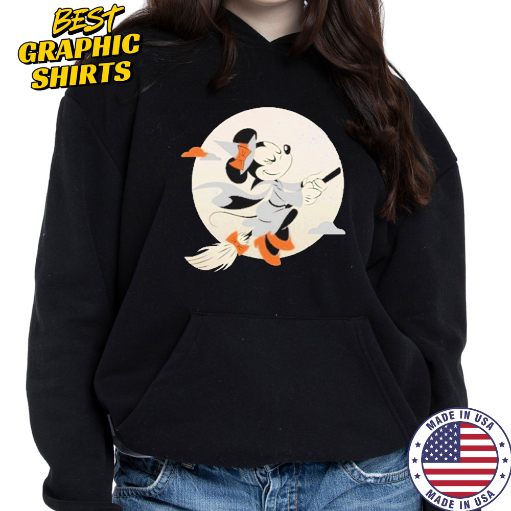 Minnie Mouse In Witch Halloween Shirt Hoodie