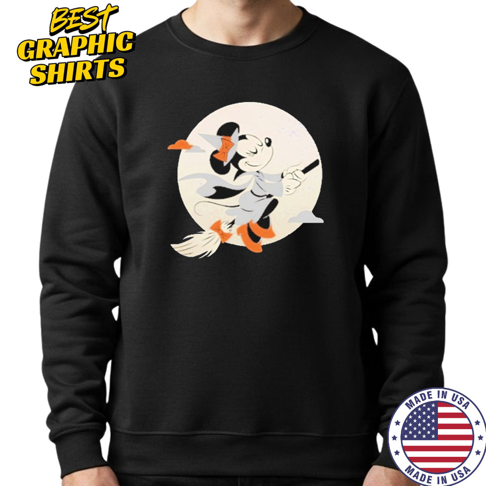 Minnie Mouse In Witch Halloween Shirt Sweatshirt