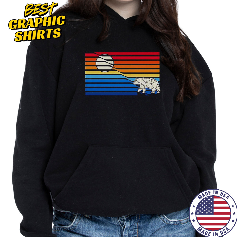 Moon Bear Geometry T-Shirt Hoodie