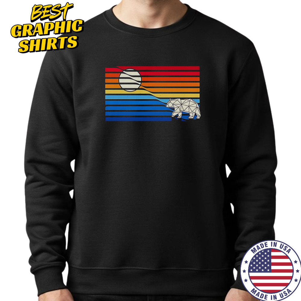 Moon Bear Geometry T-Shirt Sweatshirt
